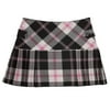 No Boundaries - Juniors Pleated Plaid Mini