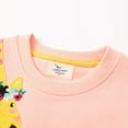 thumbnail image 4 of Kid Girl Ruffle T- Shirt Cotton Sweatshirt Embroidered Soft Comfortable Toddler Spring Tops, 4 of 5