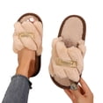 thumbnail image 7 of SBYOJLPB Women Slippers Open Toe Footwear Soft Cushioned Base Indoor Outdoor Daily Slippers, 7 of 7