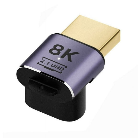 FVH HDMI Male to HDMI 2.1 Female Vertical 90 Degree Down Angled UHD Extension Adapter Support 8K 60hz HDTV