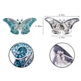 thumbnail image 3 of Empress Monarch Winged Butterfly Crystal Rhinestone Brooch Pin, 3 of 5