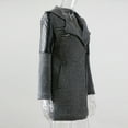 thumbnail image 5 of Quinlirra Winter Jackets for Women XXL Women Warm Slim Jacket Thick Parka Overcoat Winter Outwear Hooded Zipper Coat XXL Gray, 5 of 6