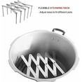 thumbnail image 3 of Pot Lid Holder,Adjustable Pot Lid Organizer,Kitchen Cabinet Pantry Pan and Pot Lid Organizer Rack Holder(1 Pack), 3 of 6
