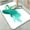 Teal Watercolor Silhouette, variant on 1pc Colorful Floral Bathroom Rug Bathroom Decor and Accessories- Durable,Anti Slip,And Quick Drying,Suitable For Bathrooms,Bedrooms,Kitchens,And Laundry Rooms - Washable Bathroom Mat
