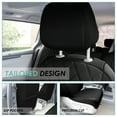 thumbnail image 5 of For 2018–2023 Honda Odyssey FH Group Neoprene Custom Fit Waterproof Car Seat Covers - Front Black, 5 of 6