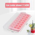 thumbnail image 2 of 3pcs Ice Cube Mold Silicone, Ice Cubes, 24 Cube Ice Cube Molds Happy H, 2 of 5