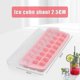 thumbnail image 2 of 3pcs Ice Cube Mold Silicone, Ice Cubes, 24 Cube Ice Cube Molds Happy H, 2 of 5