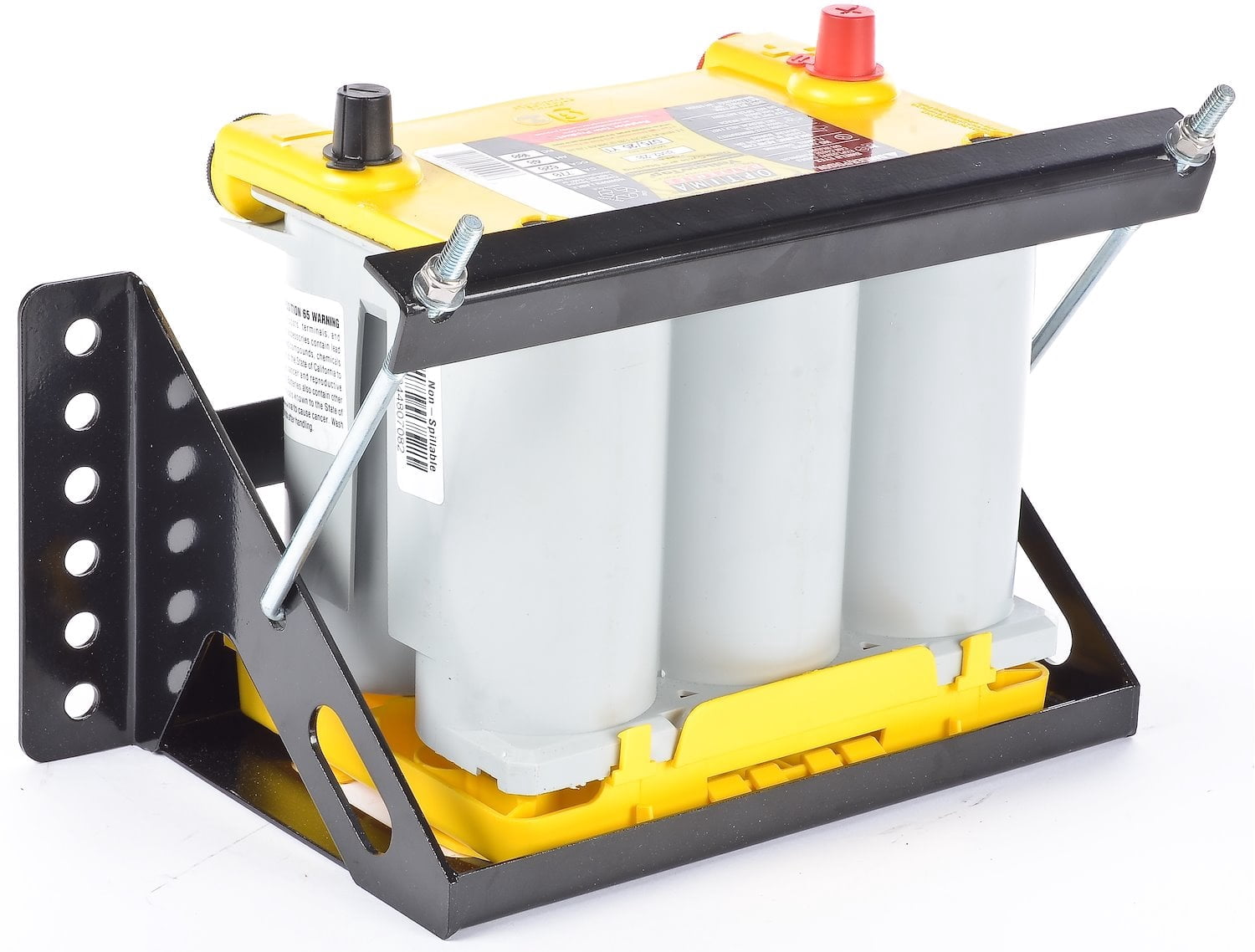 JEGS 10224 Bolt-On Battery Box 11 in. Wide (inside to inside) Fits Group 24 Batt