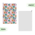 thumbnail image 2 of Kdxio Tropical Plants Pattern Golf Towel (24" X 16") with Carabiner Clip - The Convenient Golf Cleaning Towel, 2 of 8