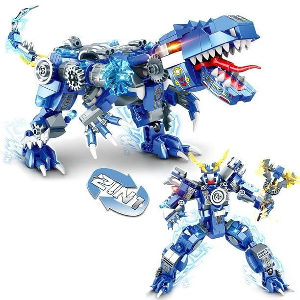 Bloques de construcción PLAYBRIX Dinosaur Mech 433 piezas para niños de 6 a 12 años