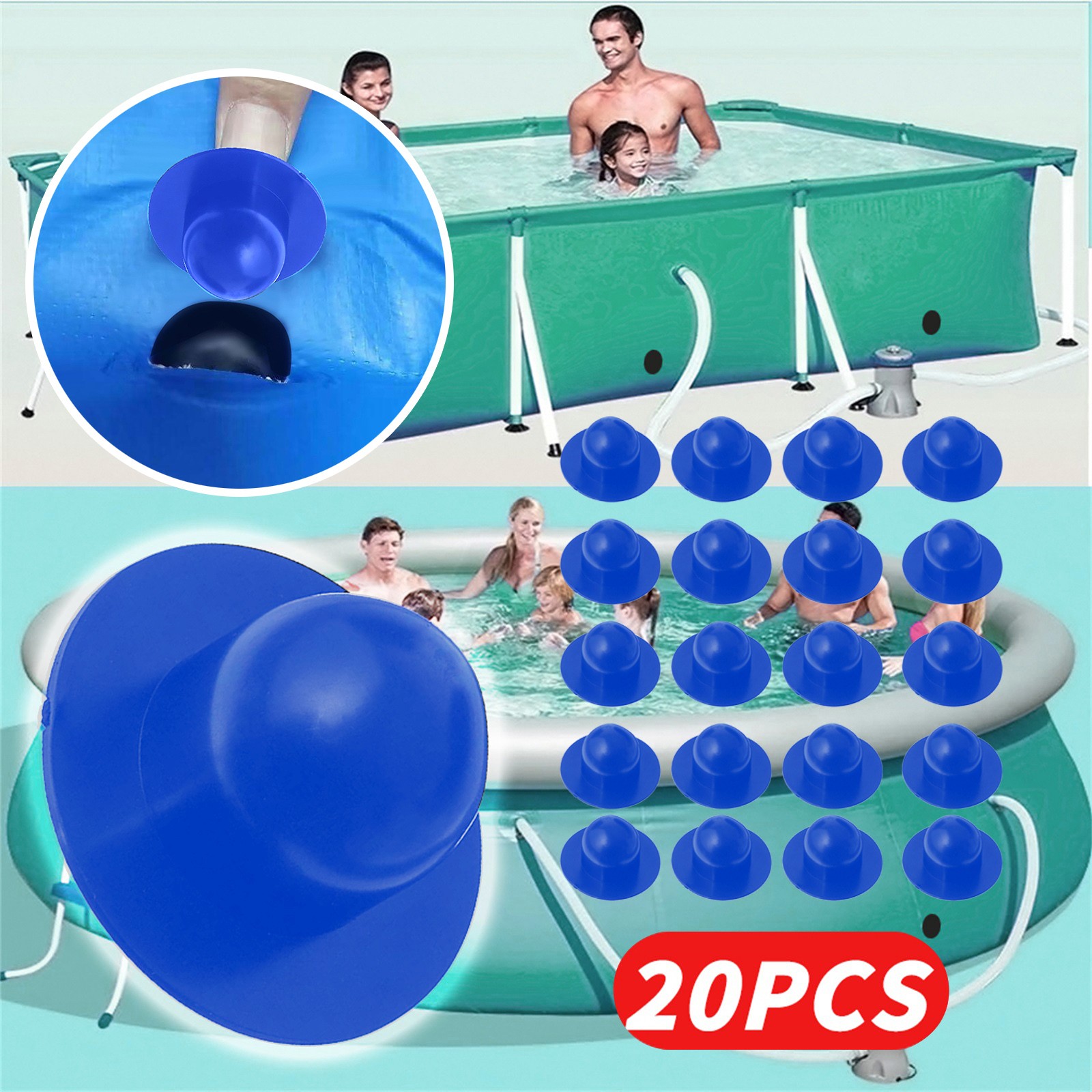 Outdoor Connector Fitting GAME For Pools Replacement Plug 4554 DrainPlug Wall Swimming