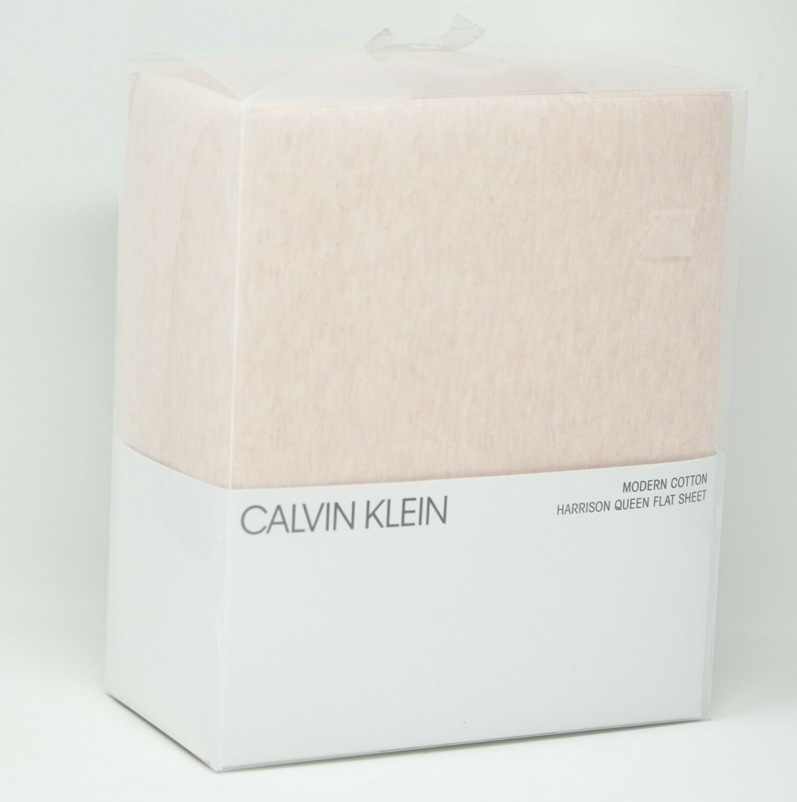 Calvin Klein Modern Cotton Modal Harrison Flat Sheet - QUEEN - Pink -  