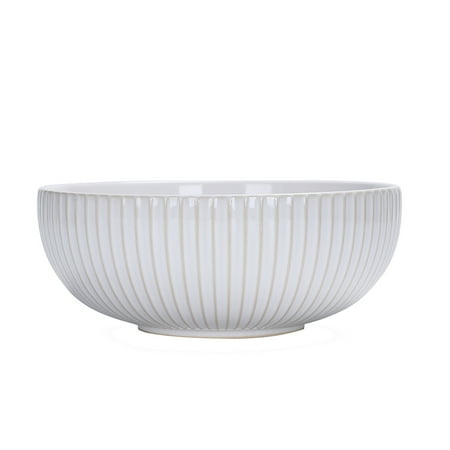Better Homes & Gardens Modern Farmhouse Mix & Match 10u0022 Striped Serving Bowl