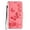 Pink, variant on Allytech Galaxy A15 5G Wallet Case, PU Leather Butterfly Embossed Flip Folio Stand Protective Shockproof Cards Holder Hand Wrist Bumper Phone Case Cover for Samsung Galaxy A15 5G - Purple