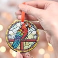 thumbnail image 4 of Cockatoo Christmas Ornament, Ceramic/Acrylic Ornament, Special Keepsake for Mother, Valentine Ornament Gift, Seasonal Festival Keepsake, Collectible 2025, 4 of 5