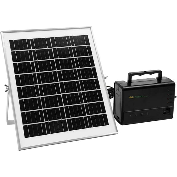 Solar Generator, Portable Solar Panel Kit with Bulbs Small DC Solars Panels Charging Generator Power for Outdoors Camping Travel Hunting