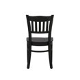 thumbnail image 6 of Linon Cabarrus Wood Dining Side Accent Chair, Set of 2, Black, 6 of 17