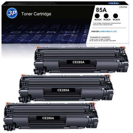 85A Toner Cartridge Compatible for HP CE285A Pro M1212nf M1217nfw M1214nfh M1213nf M1216nfh M1219nf P1102 P1109w P1005 P1006 M1132 P1102w Toner Cartridge Printer Ink, 3 Pack