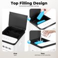 thumbnail image 5 of Fixartoo 70W Evaporative Movable Cooler Fan, Portable  Air Cooler w/ 10L Water Tank,3 Wind Speeds, 8h Timer Remote Control for Indoor Home Office Bedroom, 5 of 11