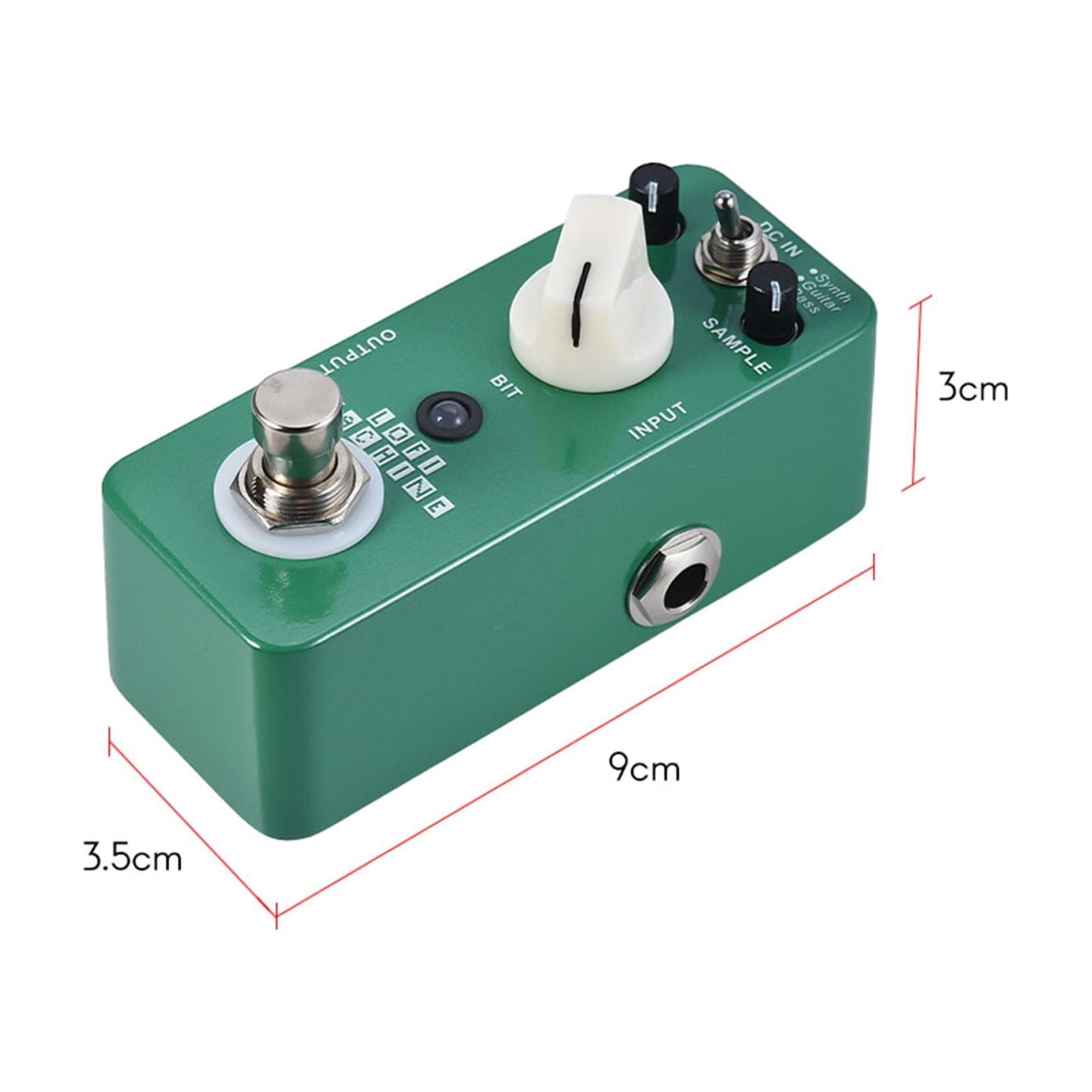 Instrume Pedal LOFI MACHINE Sample Reducing Guitar Effect Pedal 3 Modes True Bypass Full Metal Shell
