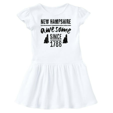 

Inktastic New Hampshire Awesome Since 1788 Gift Baby Girl Dress