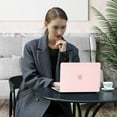 thumbnail image 6 of Mosiso MacBook Pro 14 inch Case 2024-2021 M5 M4 M3 M2 M1 Pro Max A3434 A3112 A3185 A3401 A2918 A2992 A2779 A2442, Plastic Hard Shell&Keyboard Cover&Screen Film&Pouch, Chalk Pink, 6 of 6