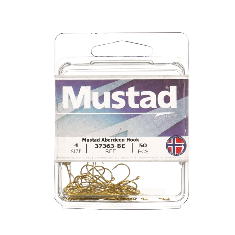 Mustad Ultra Point Dressed Round Bend Agudos Gancho (paquete De 2