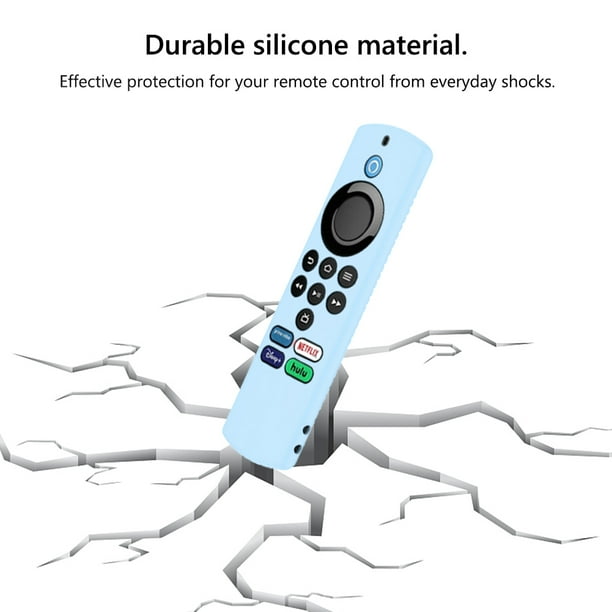 Funda de silicona para TV Stick con cordón para Alexa Voice Remote Lite 2nd Gen