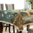 thumbnail image 5 of Yayeee Tablecloths 54" x 54" Rectangle Wrinkle Resistant Party Table Cover, Dinosaur with Stars, 5 of 8
