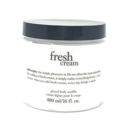 - philosophy fresh cream glazed body souffle 16oz