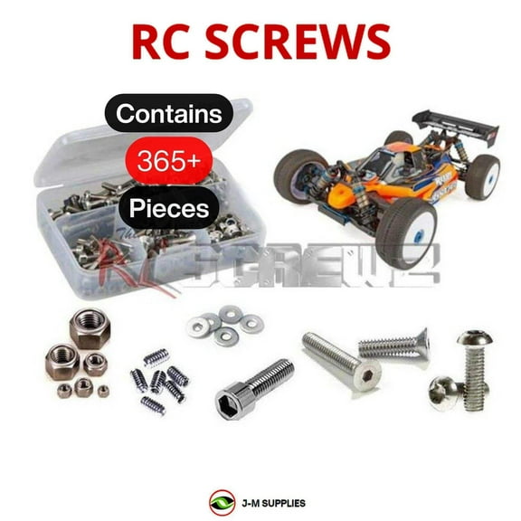 RCScrewZ Stainless Steel Screw Kit asc105 for Associated RC8B3.2 1/8 Nitro Buggy (#80939) | SET