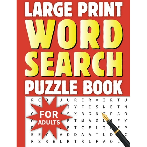 250   Word Search Book for Adults: Large Print Word Search Book for Adults, Senior Adult Word Searches Books, Word Find , (Paperback)