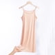 thumbnail image 1 of Camisón largo para mujer, blusa lisa, informal, a la moda, con cuello redondo, regular, sin mangas, 1 of 5