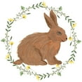 thumbnail image 2 of Wang, Melissa 15x15 White Modern Wood Framed Museum Art Print Titled - Happy Bunny Day III, 2 of 4