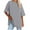 Gray, variant on White S WIZUTIZ Tops for Women Trendy up to 60% Off Pure Colour T-shirt Short Sleeve Linen Retro Ladies Tee Ultra Soft Solid Shirts Plus Size Holiday Beach Tshirt Flowy Comfy Round Neck Tshirts