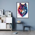 thumbnail image 7 of Diamond Art Kit for Adults, Wolf Vibrant Color Splatter Diamond Painting for Adults Beginners, DIY Diamond Art Painting Kits, 5D Diamond Painting Crafts for Home Decor 12x16 Frameless, 7 of 7