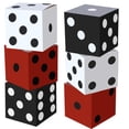 thumbnail image 1 of Cajas de dados decorativas Tinlade para fiestas temáticas del casino (6 unidades), 1 of 7
