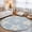 Blue, variant on Round Area Rugs Collection 6 Ft, Blue Starfish Coastal Non-Slip Residential Carpet, Nautical Summer Ocean Abstract Art Indoor Crawling Mats Runner Rugs for Living Room/Dining Room/Bedroom