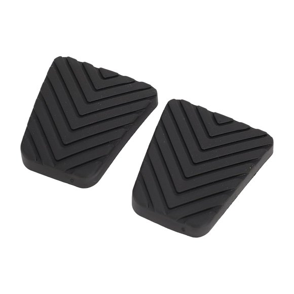 HUGFEGWE Rubber Brake Clutch Pedal Pad Set, Textured Surface, Fit for Mitsubishi Mirage Eclipse 3000GT, Improve Pedal Grip and Comfort U2537-25541