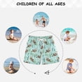 thumbnail image 6 of FORMRS Boys Swim Trunks Quick Dry Mesh Lining Beach Boardshorts, Sizes XS-XL, Green Otters Pattern, 6 of 7