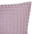 thumbnail image 5 of Mainstays Waffle Knit Pillow, 18" x 18", Purple, 5 of 8