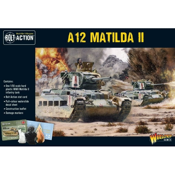 British A12 Matilda II Infantry Tank - Bolt Action
