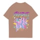 thumbnail image 1 of Pop cazadora para niña Demon Hunters Graphic Round-Neck Short Sleeve T Shirt For Kids Youth Fashion Tee With Cartoon Print Design Soft Blend Top For Children （Camel）, 1 of 3