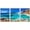 WHITE, variant on wall26 - 3 Piece Framed Canvas Wall Art - Greece - Milos Island, Beautiful Beach - Modern Home Art Stretched and Framed Ready to Hang - 24"x36"x3 WHITE