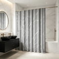 thumbnail image 5 of Polyester Shower Curtain, Waterproof Bathroom Partition Curtain with Metal Grommets, Tone Decorative Curtain for Home Bath, Guest Bath, and Compact Spaces, 5 of 6