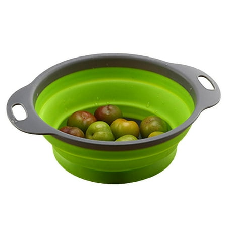 

Tohuu Silicone Strainer Dishwasher Safe Silicone Kitchen Foldable Strainer Foldable Colander Strainer for Draining Pasta Vegetable and Fruit Kitchen Essentials efficient