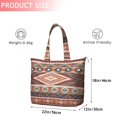 thumbnail image 4 of Boho Red Southwestern Ethnic Pattern Travel Tote Bags for Women Carry On,Large Weekender Bags for Women Travel,Multi Functional Duffle Bag for Work,Shopping,Sports, 4 of 5