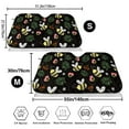 thumbnail image 3 of Balery Bees Windshield Sun Shade, Car Front Window Sunshade Cover ,Automotive Interior Portected Blocks Uv Rays For Car Pickup Truck Suv Accessories- Medium, 3 of 7