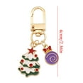 thumbnail image 2 of Mouliraty Christmas Keychain Set, Christmas Series Metal Keychain Pendant Christmas Tree Candy Snowman Pendant Small Gift & Party Favors, B, 2 of 4