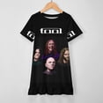 thumbnail image 3 of Tool Band Girls Short Sleeve Dress Soft Cute Designs Dresses Casual T-Shirt Dress 120CM, 3 of 7